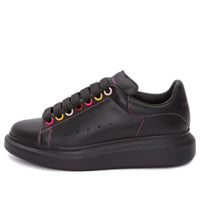 (WMNS) Alexander McQueen Oversized Sneaker 'Black Rainbow' 553770WHZ4S1312