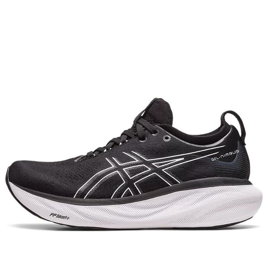 (WMNS) ASICS Gel-Nimbus 25 Wide 'Black Pure Silver' 1012B437-001