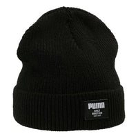 PUMA Ribbed Classic Cuff Beanie Hats 'Black' 021709-01