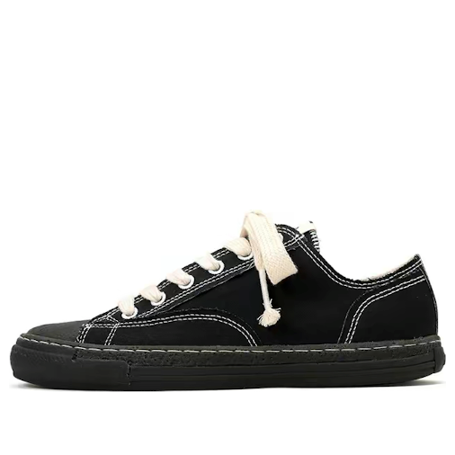 Maison MIHARA YASUHIRO PAST Sole 6 Hole Low-top Sneaker 'Black' A07FW502-BLK