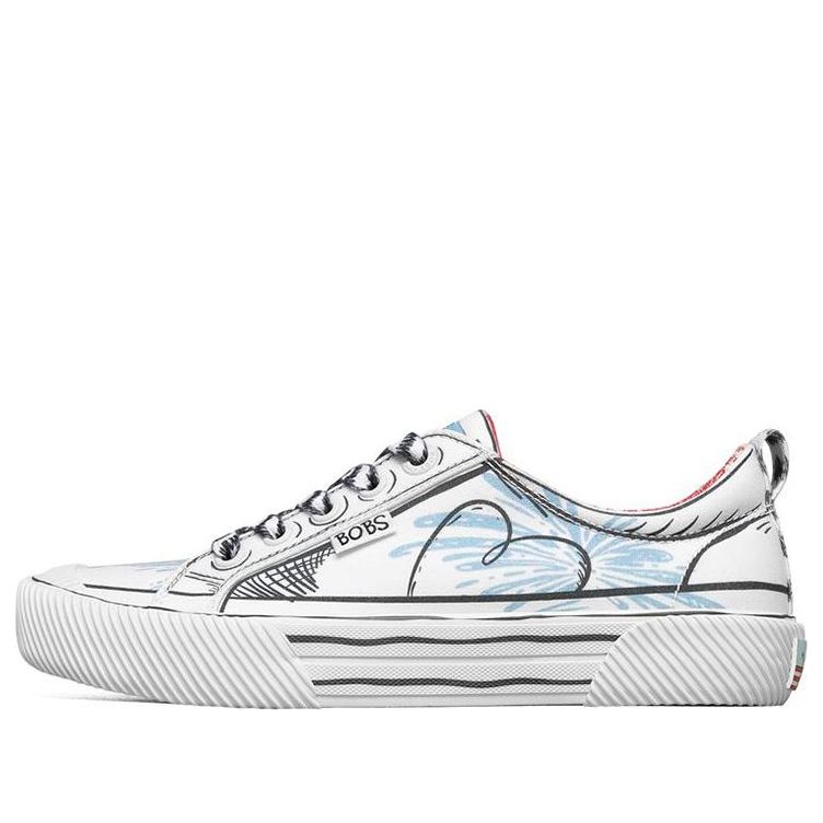 (WMNS) Dr. Seuss x Skechers Bob's B Wilder Low-Casual Shoes White/Blue/Black 113594-WMLT
