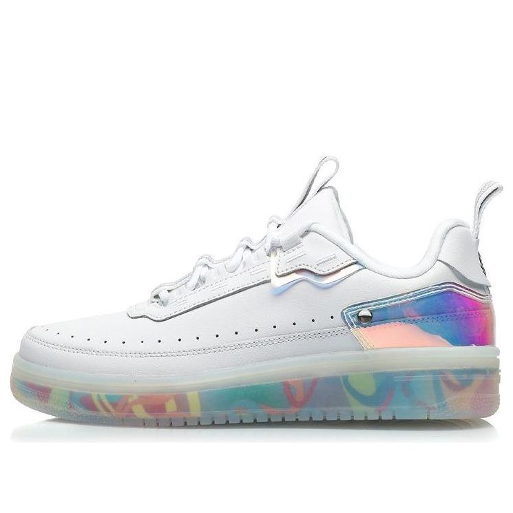 (WMNS) Li-Ning Counterflow Classic Casual Shoe White Black Gray AGCP232-15