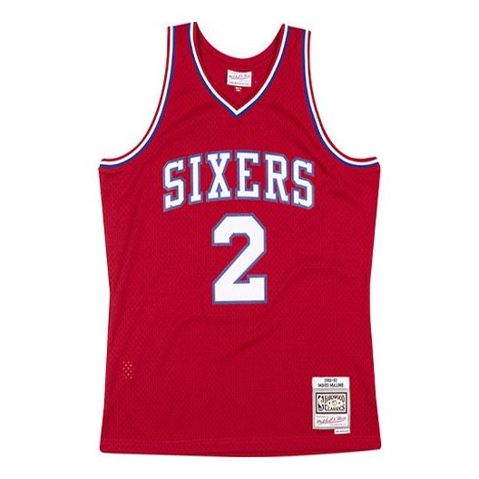 Mitchell & Ness NBA Swingman Jersey 'Philadelphia 76ers - Moses Malone 1982-83' SMJYAC19107-P76SCAR82MML