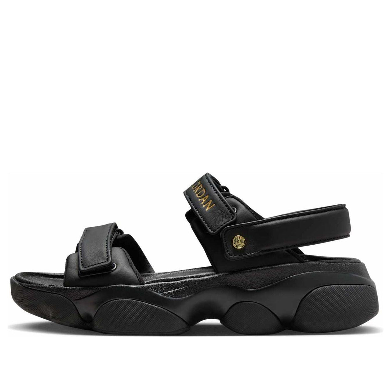 (WMNS) Air Jordan Deja Sandals 'Black Metallic Gold' FN5036-001