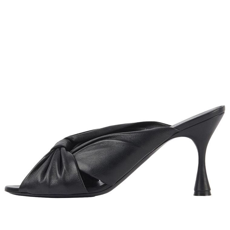 (WMNS) Balenciaga Small High Heels Black Slippers 617574WA2M01000
