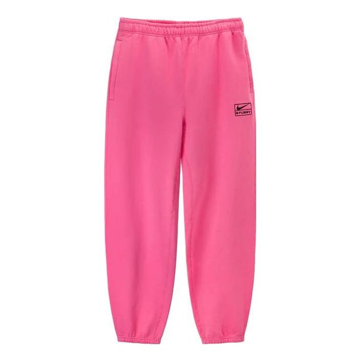 Nike x Stussy Sweatpants 'Pink Black' DO5296-670