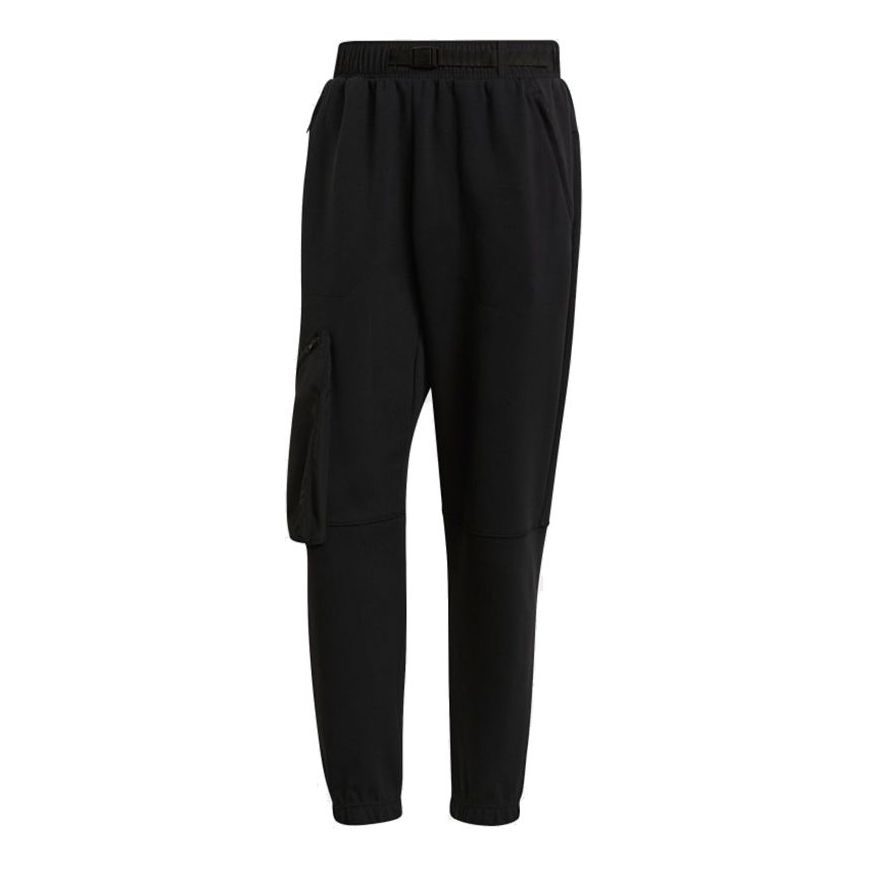 adidas Cargo Pant Stripes Jogging Sport Trousers Men's Black GM5786