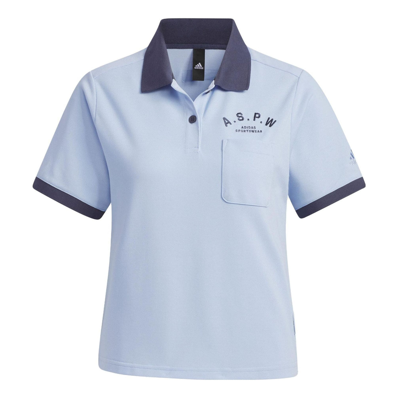 (WMNS) adidas Verbiage Polo Shirt Polo 'Blue' IP3942