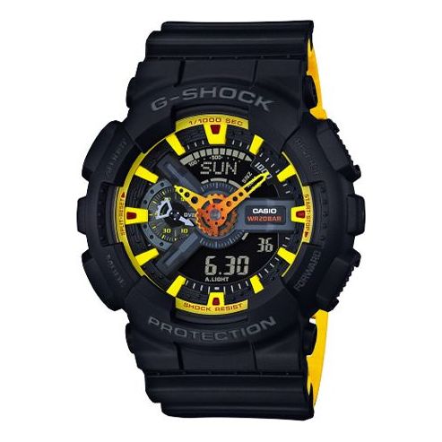 CASIO G-Shock Analog-Digital 'Black Yellow' GA-110BY-1A