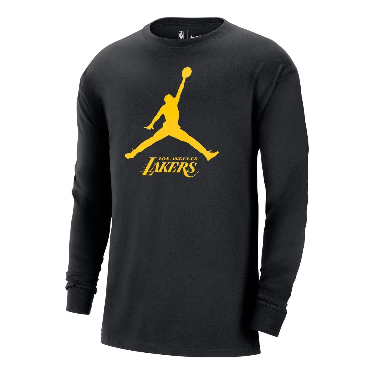Air Jordan x NBA Los Angeles Lakers Essential Long-Sleeve T-Shirt 'Black Gold' FN1269-010