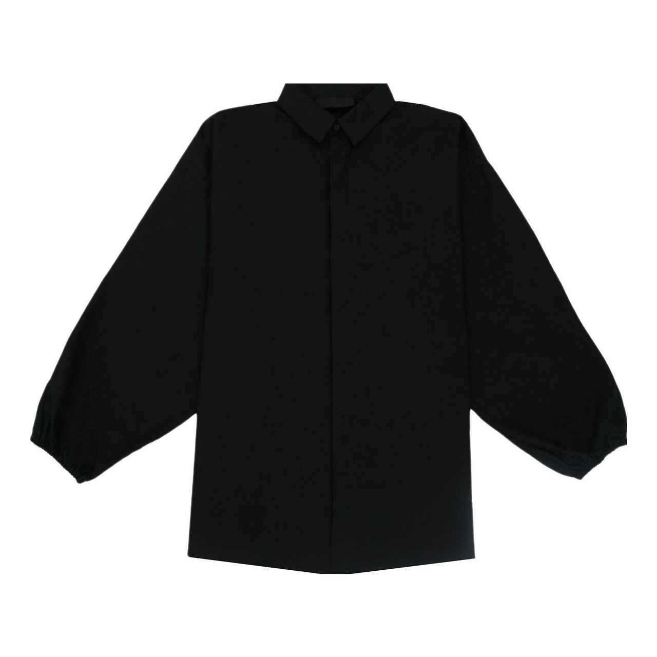 Fear of God Essentials FW23 Button Down Shirt 'Jet Black' 186BT234020F