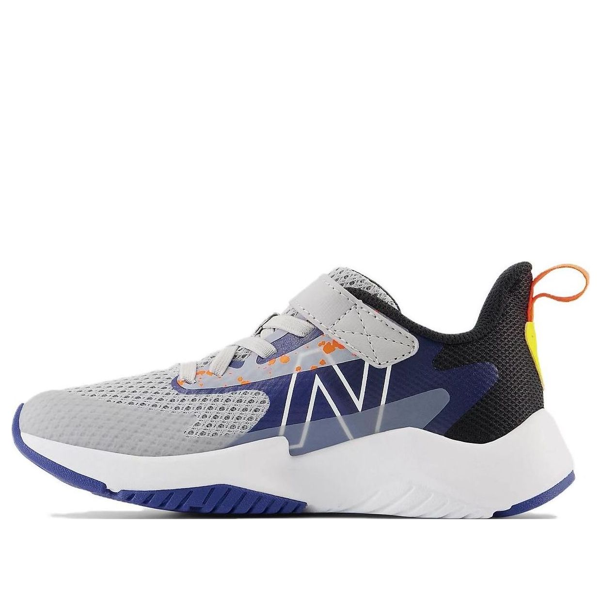 (GS) New Balance Rave Run V2 Bungee Lace Top Strap 'Rain Cloud Blaze Orange' YTRAVGN2