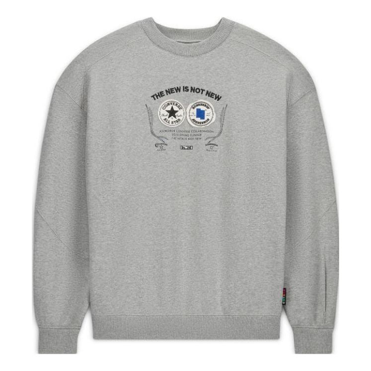 Converse x Ader Error Shapes Crew Sweatshirt 'Vintage Grey Heather' 10025818-A01
