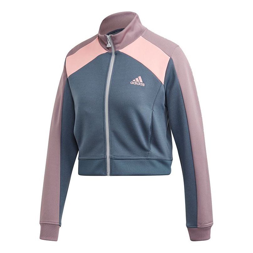 (WMNS) adidas Multi Sport Track Top Jacket Asia Sizing 'Blue Purple' GG6721