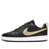 (GS) Nike Court Borough Low 2 'Black Gold' BQ5448-011