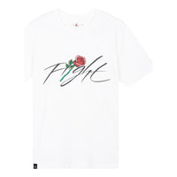 Air Jordan Flight Rose T-Shirt 'White' DQ7391-100