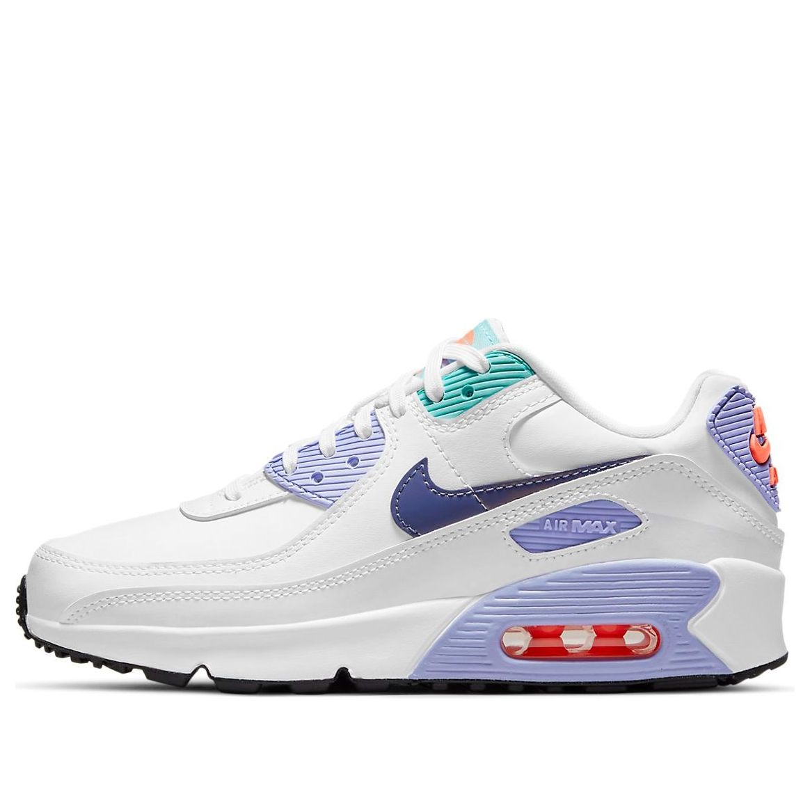 (GS) Nike Air Max 90 SE 2 'White Dark Purple Dust' CZ4500-100