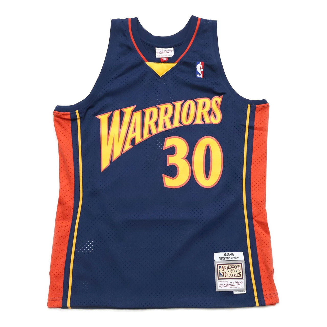 Mitchell & Ness NBA Golden State Warriors Swingman Jersey 'Stephen Curry Road 2009-10' 353J-310-FGYSCU