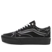 Vans Pearly Punk Old Skool Platform Black/White VN0A3B3UVS2