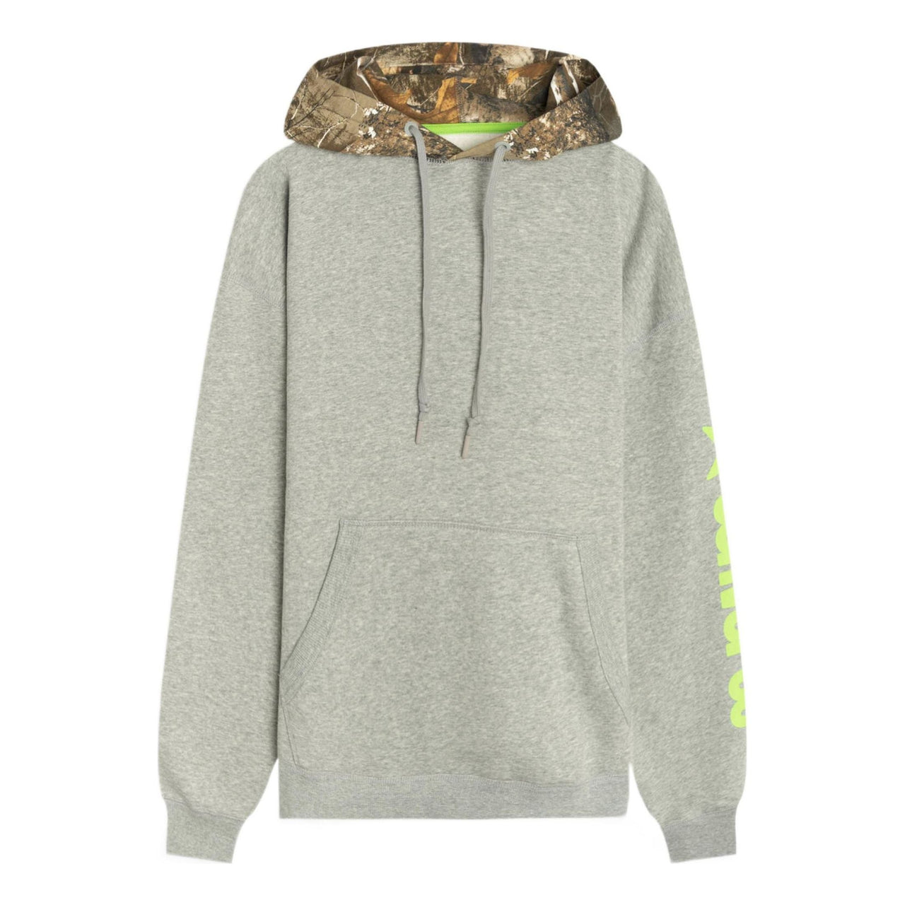 Converse Contrast Printed Hoodie 'Grey' 10019969-A02