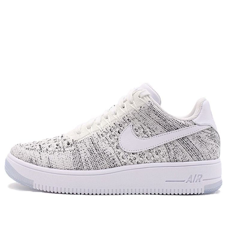 (WMNS) Nike Air Force 1 Flyknit Low 'Summit White Grey' 820256-103