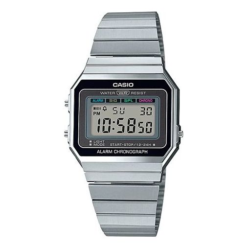 Casio Vintage Digital Watch 'Silver Black' A700W-1A