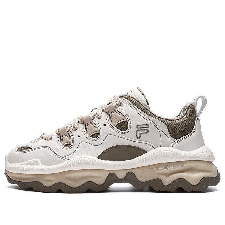 FILA FUSION QD96 Athletic Shoes 'White Brown' T12M311203FWA