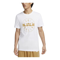 Nike Lebron James DRY-FIT T-Shirt 'White' DZ2703-100