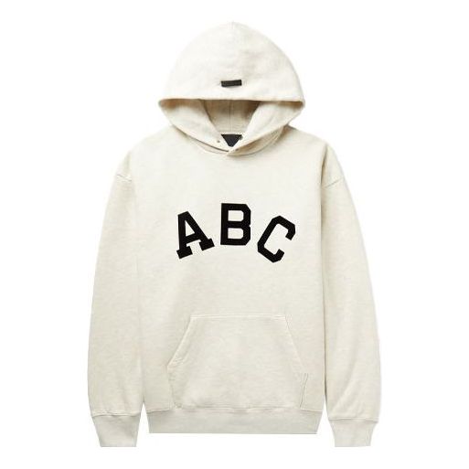 Fear of God ABC Hoodie 'Cream Heather' FOG-SS21-688