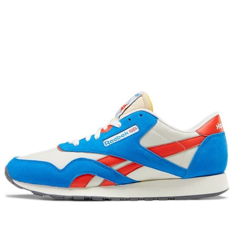 Reebok Classic Nylon Sports Shoes White/Blue/Black Q47264