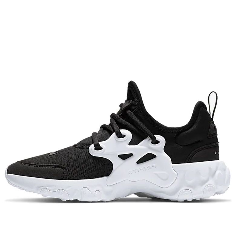 (GS) Nike React Presto 'Black White' BQ4002-001