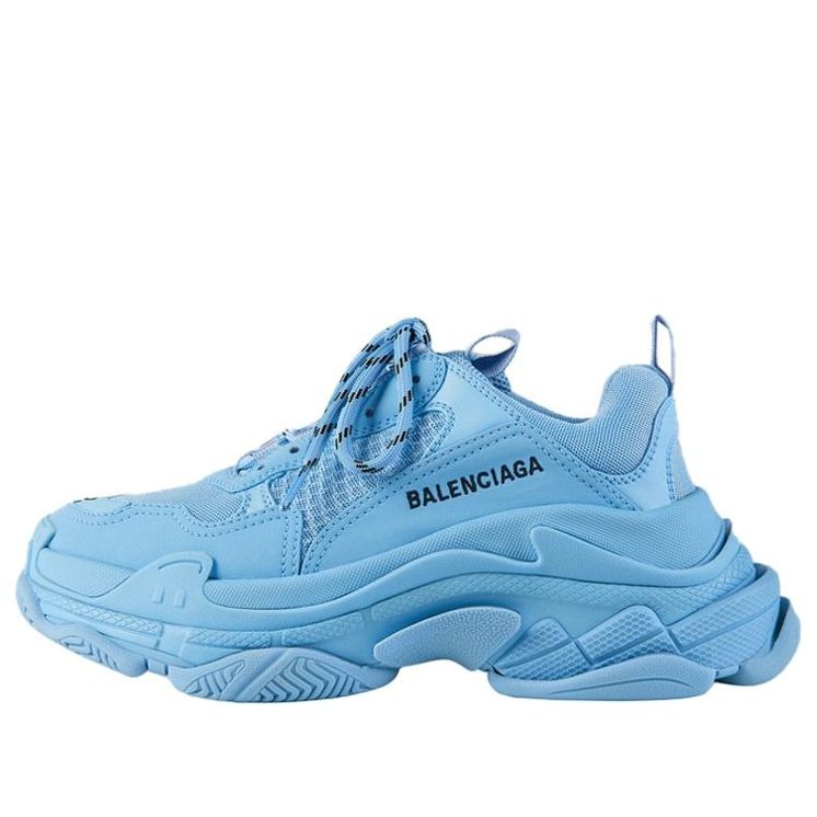 (WMNS) Balenciaga Triple S Sneaker 'Blue' 524039W2FW14800