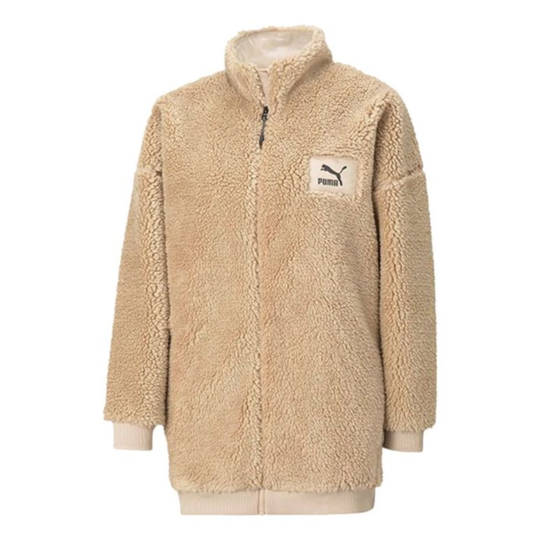 (WMNS) PUMA Interstellar Teddy Jacket 'Beige' 530293-12
