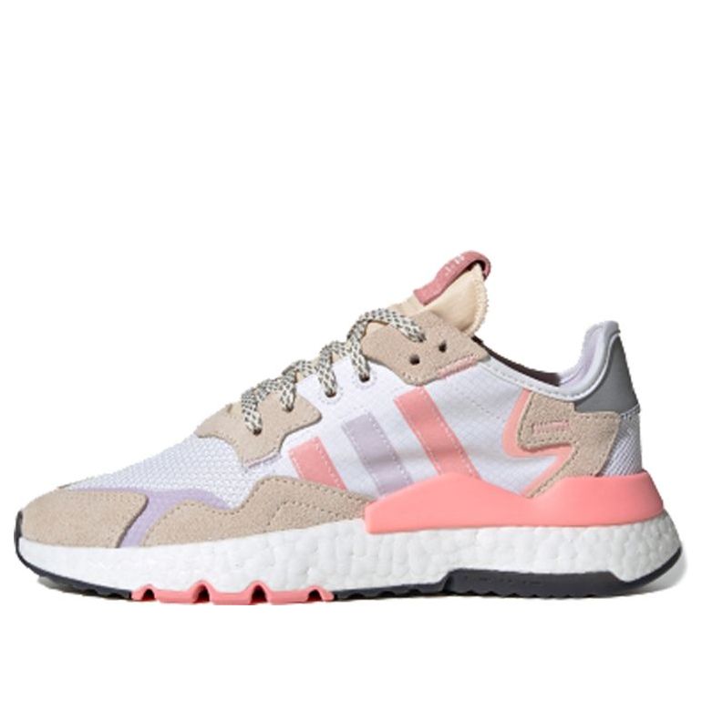 (WMNS) adidas Nite Jogger 'White Glory Pink' FX7459