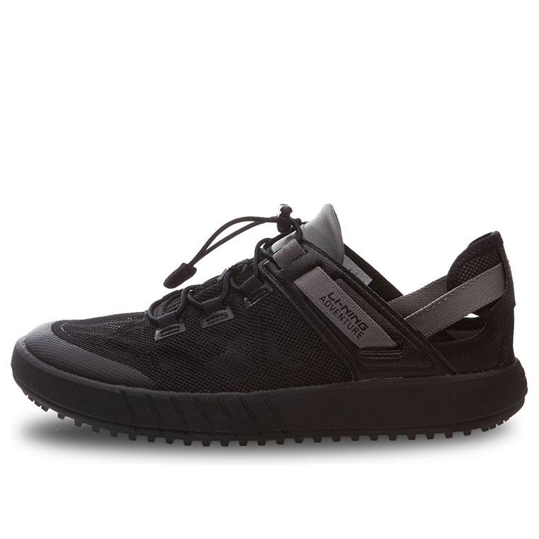 Li-Ning Classic Casual Shoes Unisex 'Black' AGCQ111-1