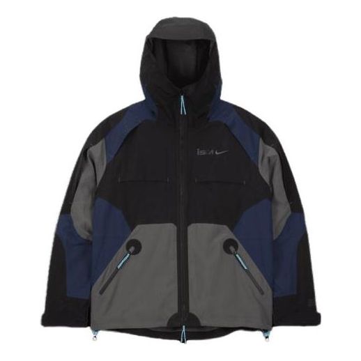 Nike ISPA Jacket 'Black Midnight Navy Iron Grey' FB2370-010