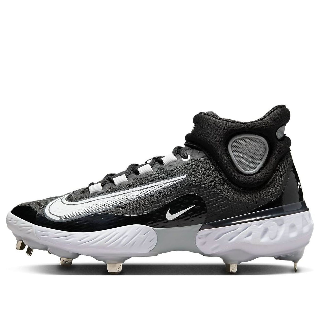 Nike Alpha Huarache Elite 4 Mid 'Black Dark Smoke Grey' DJ6520-011