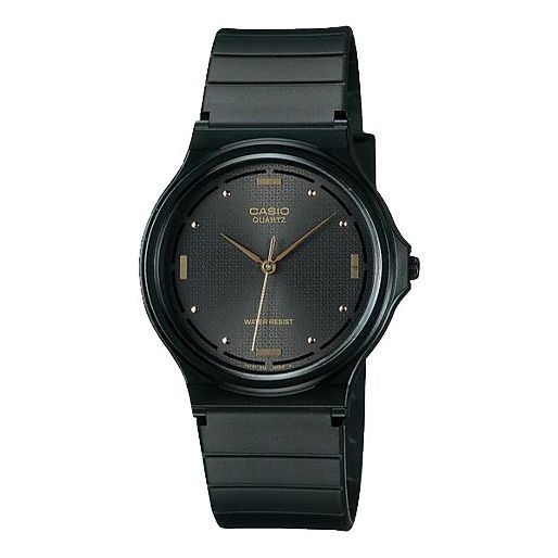 CASIO Quartz Waterproof Unisex Mens Black Analog MQ-76-1AL