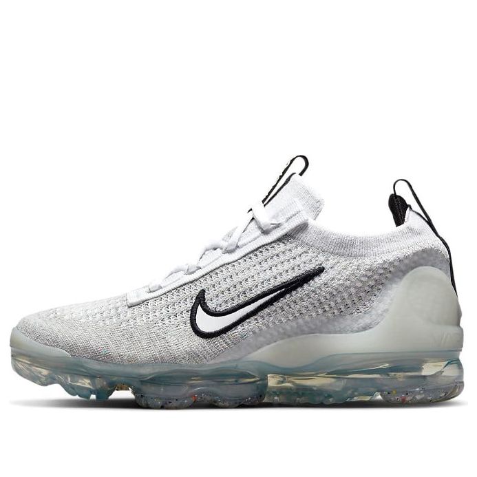 (GS) Nike Air VaporMax 2021 Flyknit 'White Metallic Silver' DB1550-100