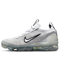 (GS) Nike Air VaporMax 2021 Flyknit 'White Metallic Silver' DB1550-100