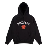 NOAH Rose Logo Hoodie 'Black' SS31FW19BLK
