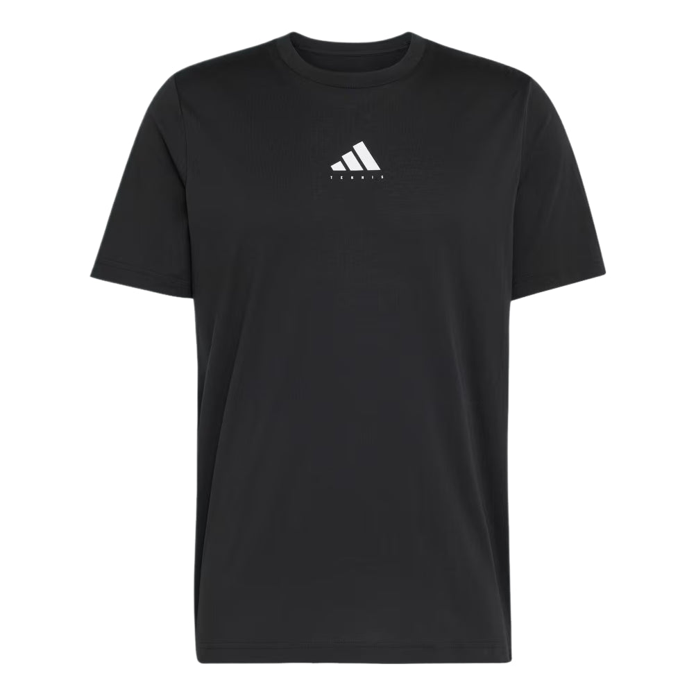adidas Tennis Category Graphic T-Shirt Asia Sizing 'Black White' KR2332