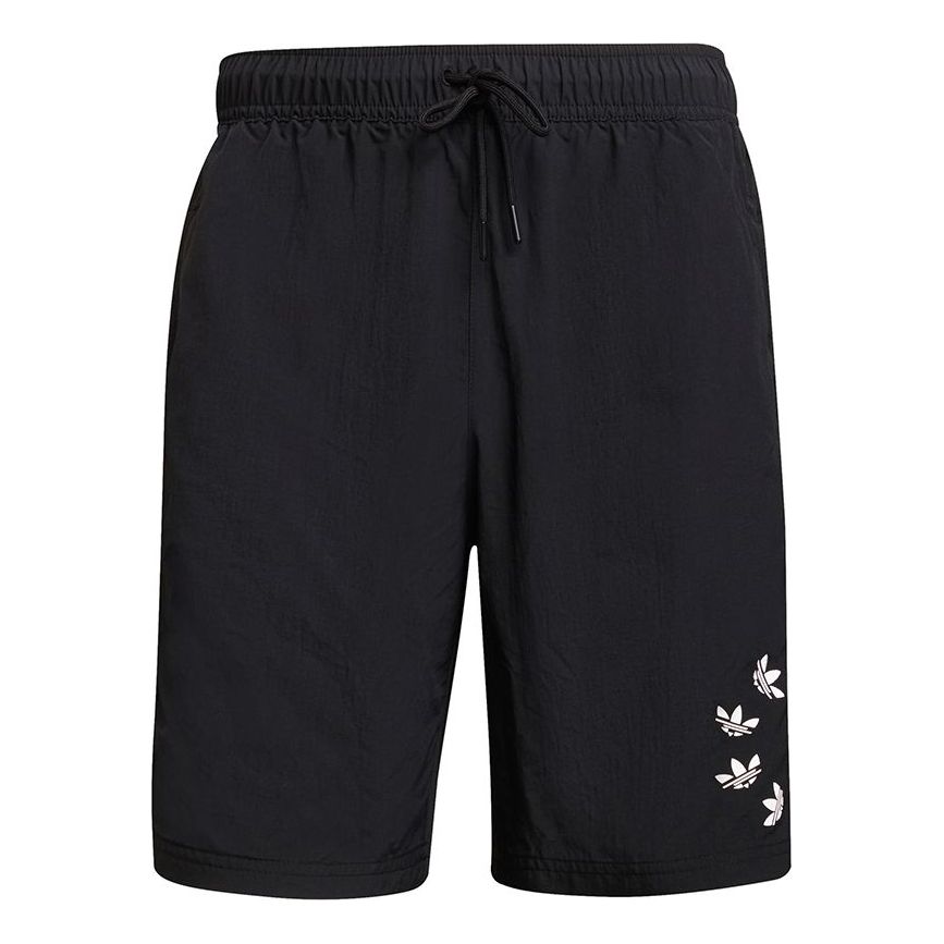 adidas originals St Swimshort Casual Sports Breathable Lacing Shorts Black H37729