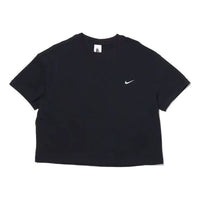 (WMNS) Nike Solo Swoosh T-Shirt 'Black' DA0324-010