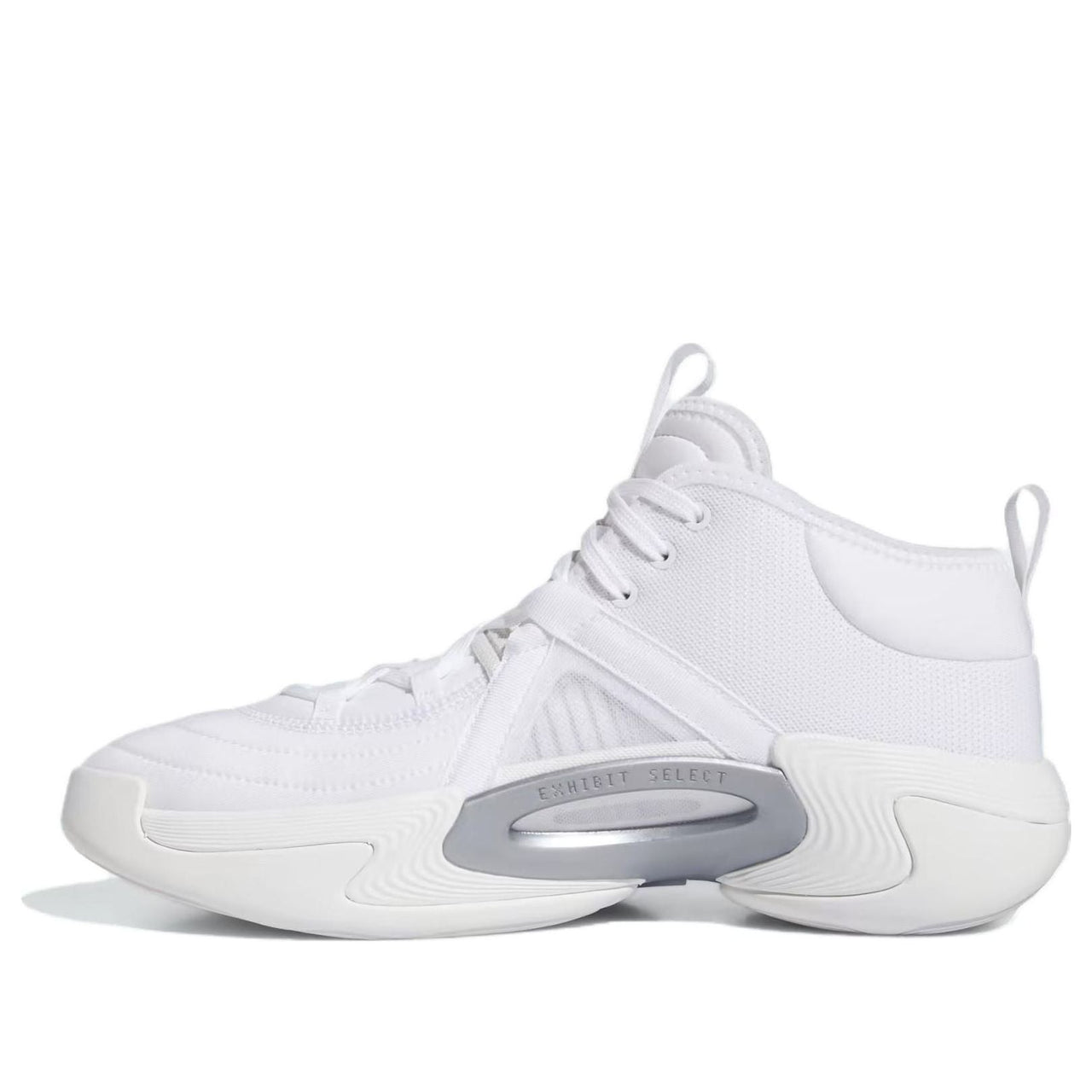(WMNS) adidas Exhibit Select Mid 'White Silver Metallic' IE9332