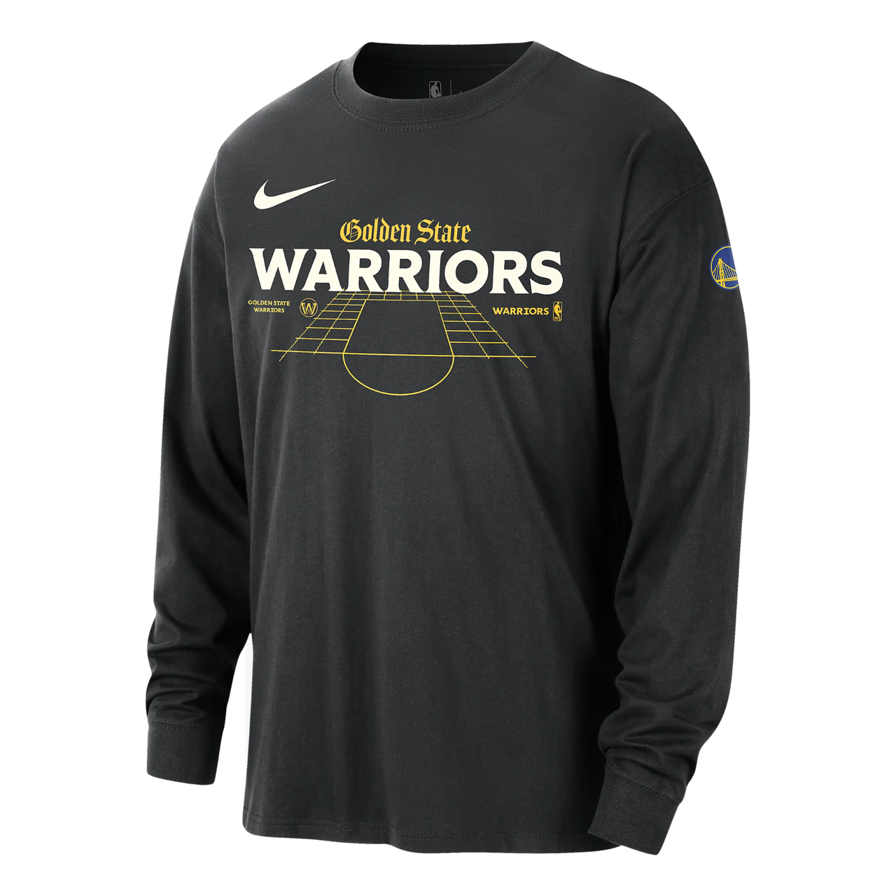 Nike NBA Golden State Warriors Max90 T-Shirt 'Black' FQ6122-010