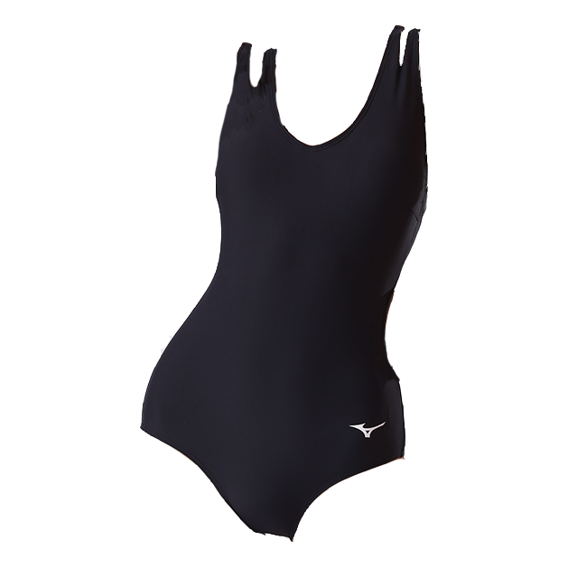 (WMNS) Mizuno Classic One Piece Swimsuit 'Black' N2CA1349