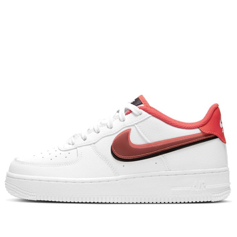 (GS) Nike Air Force 1 LV8 'Double Swoosh - Bright Crimson' CW1574-101