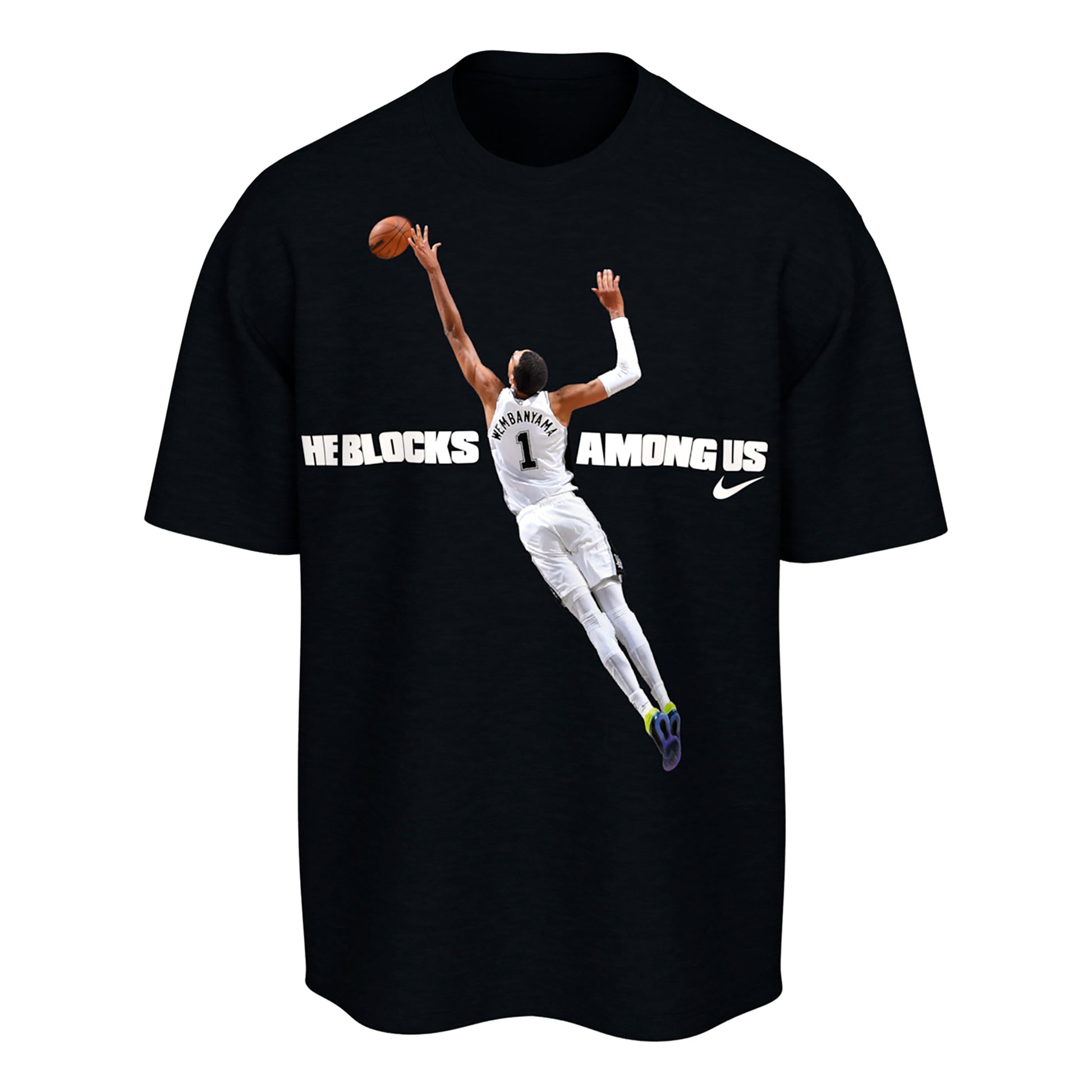 Nike NBA Victor Wembanyama San Antonio Spurs 2026 NBA Defensive Player of the Year T-Shirt 'Black' JF9588-010