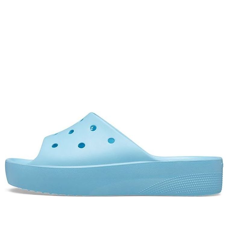 (WMNS) Crocs Classic Platform Slide 'Arctic' 208180-411